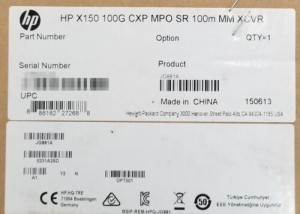 HP X150 100G CXP MPO SR 100m Multimode Transceiver JG881A