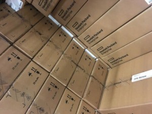 J9152D HPE Aruba 10G SFP+ LC LRM 220m OM2 MMF Transceiver. HPE Sealed Renew