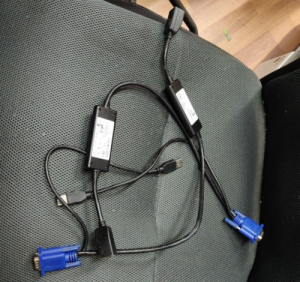 4x Dell UF366 USB KVM Switch SIP Server Interface Pod Cables