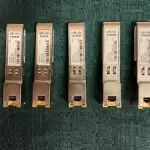 Lot of 5 Cisco SFP-GE-T Transceiver Modules 30-1421-02