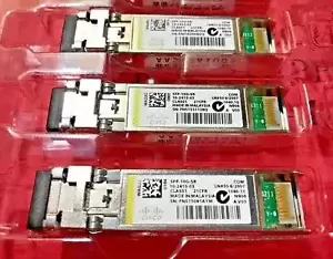 Lof of 4 100% Genuine Cisco SFP-10G-SR 10-2415-03 V03 SFP+ module Malaysia 1YEAR