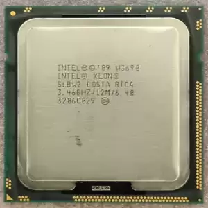 Intel Xeon W3690 SLBV2 3.46 GHz/12M/6.40GT/s Hexa/6-Core LGA 1366 CPU Processor
