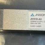 J9151D-AX AXIOM HP ARUBA COMPATIBLE SPF+ Transceiver Used