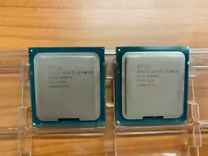 MATCHING PAIR OF Intel Xeon E5-2407 V2 2.40GHz 10MB LGA1356 SR1AK