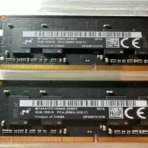 2x4GB (Total 8GB) MTA4ATF51264HZ-2G6E3 MICRON