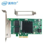 INTEL I350-T4V2 Quad Port 4 Ports Gigabit Ethernet Server Adapter NHI350 AM4