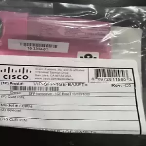 Cisco VIP-SFP-1GE-BASET= NEW SEALED