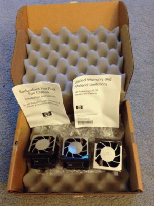HP ProLiant DL380 DL385 Server Redundant Hot-Plug 3 Fan Kit 293048-B21