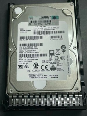 793419-002  HPE 1.8TB SAS 12G 10K SFF SC 512e DS HDD