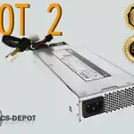 LOT 2 Genuine 1PC Dell 7Y5HH NWX4R R320 Server 350W Power Supply D350E-S2
