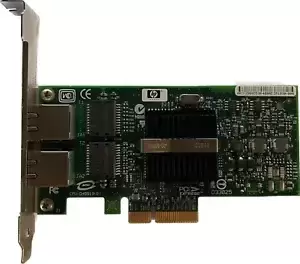 HP Dual-Ports RJ-45 Gigabit Ethernet PCI Express x4 Server Network Adapter