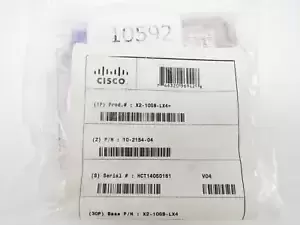 Cisco X2-10GB-LX4 Transceiver Module 10-2154-04 V04 Genuine Cisco SFP Fiber New