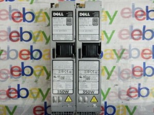 2x Dell Switching Server Power Supply 80 Plus Platinum 12V 29A 350W PWS