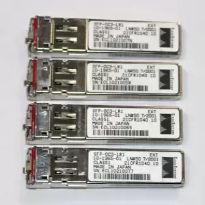 Lot of 4 - Cisco | SFP-OC3-LR1 | 10-1965-01 - 21CFR1040.01 Transceiver Module