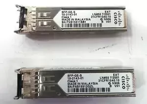 A LOT OF 2  Cisco GLC-SX-MM  Transceiver Module - Free Shipping