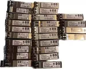 Lot of 26 HP AJ718A 8G SW FC SFP+ Fiber Channel Transceiver