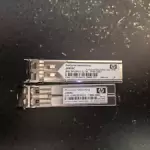 Lot of 2 HP J4858C ProCurve Gigabit-SX-LC Mini-GBIC Transceiver - Silver