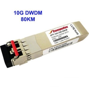 80km 10GBase-DWDM SFP+ Transceiver for Cisco Catalyst 2960-XR WS-C2960XR-24PD-I