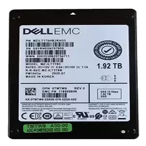 TMTW9 Dell 1.92TB SAS 12Gbps Read Intensive  2.5'' SFF SSD SSD 0TMTW9 MZ-ILT1T9C