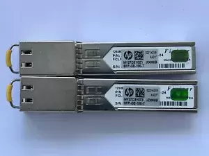 Lot Of 2 Pcs HP JD089B PROCURVE X120 1G SFP RJ45 TRANSCEIVER