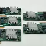 LOT OF 5 DELL JM42W X520-T2 10GB ETHERNET SERVER ADAPTERS