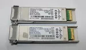 Lot of 2 - Cisco | ONS-XC-10G-EP56.5 | 9.95GBPS - 11.3GBBPS DWDM Transceiver