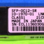 SFP-OC12-SR CISCO OC-12/STM-4 SFP SM SR Optical Transceiver 10-1970-01