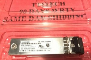 Lot of 4  HP 10Gbe 455883-B21 455885-001 456096-001 HP BladeSystem transceiver