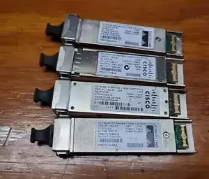 Lot Of 4 Cisco ONS-XC-10G-S1 ONS Family OC-192/STM-64/10GE 1310 SR XFP Tested
