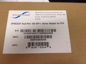 NEW F/S SFN6322F Solarflare Dual-Port 10GbE SFP+ Server Network Card