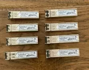 LOT OF 8 Finisar FTRJ8519P1BNL 2GB 850nm Fibre Channel Optical SFP Transceiver