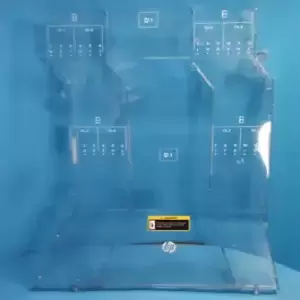 HP ProLiant DL160 Gen8 Server Clear Transparent Plastic CPU Duct Airflow Baffle