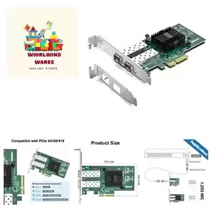 1000Mbps Gigabit Ethernet PCI Express NIC Network Card with Intel I350AM2 Chi...