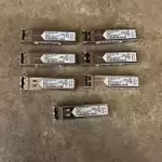 LOT OF 7 CISCO DS-SFP-FC4G-SW SFP TRANSCEIVER 850NM 10-2195-01 MINI-GBIC B5-1(1)