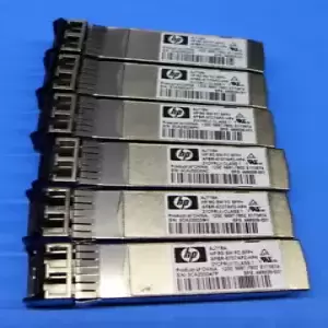 (LOT OF 6) HP 8GB SFP+ SW Fiber Channel Transceiver AJ718A AFBR-57D7APZ-HP4