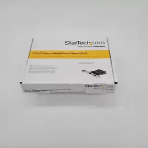 StarTech.com ST1000SPEXD4 NEW IN BOX Dual Port Gigabit PCI