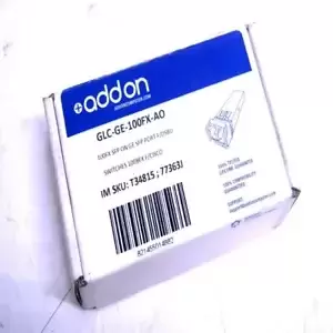AddOn GLC-GE-100FX-AO SFP Port F/Dsbu Switches 100BFX F/Cisco Transceiver