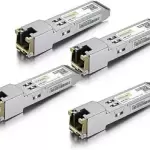 4-PACK For Cisco GLC-T/SFP-GE-T 1.25G SFP-T 1000BASE-T Copper SFP to RJ45 SFP