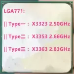 Intel Xeon Quad-Core X3323 X3353 X3363 LGA771 Desktop CPU