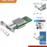 10Gb SFP+ PCI-E Network Card - Dual Port - Broadcom Chip - Windows/Linux/VMware