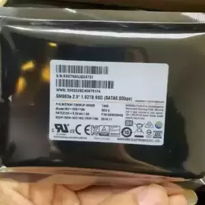 Samsung SSD 1.92TB SM863a MZ-7KM1T9N 2.5" Solid State Drive MZ7KM1T9HMJP-00005