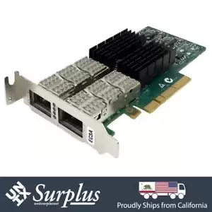 Mellanox CX-3 Dual Port 40GbE VPI FDR PCIe Ethernet Server Adapter Low Profile