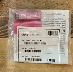 New Cisco GLC-FE-100ZX= SFP Transceiver Module 10-2263-01