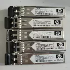 Lot of 5 HP 405287-001 A7446B 4G SW SFP Transceivers