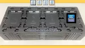 3 - Intel Xeon Gold Bronze CPU Tray for Socket LGA4677 Processor - Fits 12 CPUs