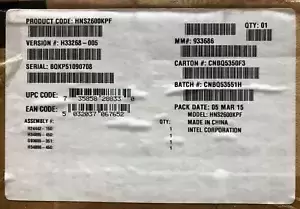 Intel HNS2600KPF Rack, Socket R3, 145 W Compute Module NEW OPEN BROWN BOX