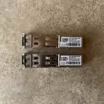 LOT 2 CISCO GLC-SX-MM COM 1.25GB 850NM SFP TRANSCEIVER SFBR-5766PZ-CS2 W7-3(14)