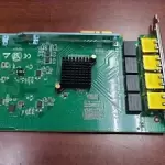 Dell Silicone Quad Port Copper GB Ethernet PCI Exp Server Adapter PE2G4135 V1.0