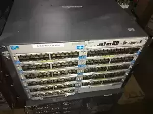 HP  ProCurve 5412zl J8698A Managed Layer 3 Rack Switch PoE 260 ports 4xPS 4xsfp