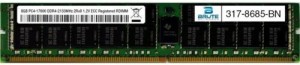 317-8685 - Dell Compatible 8GB PC4-17000 DDR4-2133MHz 2Rx8 1.2V ECC RDIMM